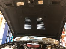 View from under hood.