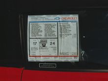 1990 IROC's Window Sticker