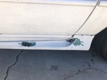 Cracked off a patch of PO's rattle-can primer too.