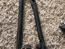 Inside alt to manifold (left) and ps to exhaust manifold (right)