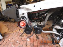 Mounted the alarm siren, it is really loud! Clever flange design, the punchout created a clevis bracket from one piece of sheet metal.