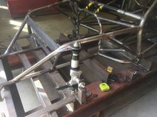 Making progress, had to change tubing around rear transmission mount to satisfy spec changes and make some more foot room.