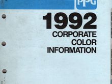 1992 PPG Paint Color Book