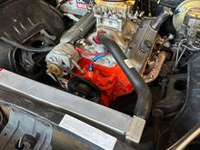 I intend to set mine up like this, instead of having it go from water pump to thermostat however I will route mine to the intake port that's plugged in the left side.