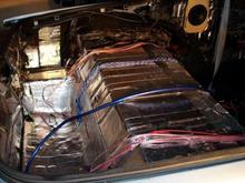 Sound Deadner installed in the rear hatch area.