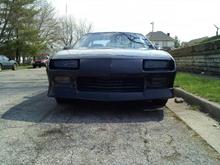 one piece headlights with everything blacked out