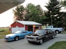 my maui camaro and the 62 olds.98