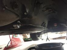 New fuel filter and pic down drive shaft tunnel. Little to no rust