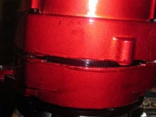 120amp custom  built red alternator