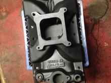 I just learned how to powder coat and I tested it out on a old Vic Jr intake manifold