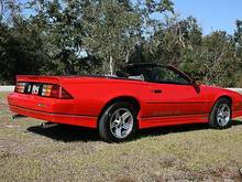 1988 IROCING Z Convertible