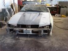 Tore off the previous bumper mold. I am going to get rid of the mid section bumper metal and re-enforce the ends. Ill have huge wide open grill area going this route which would go well with displaying an intercooler.