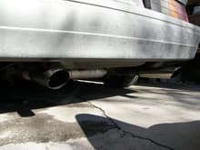 new exhaust from engine block to the tips

Magnaflow 3.5 inchs tips