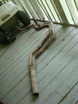 These already had the converters removed which is good because thats how the Morrison Cook car was done originally. 