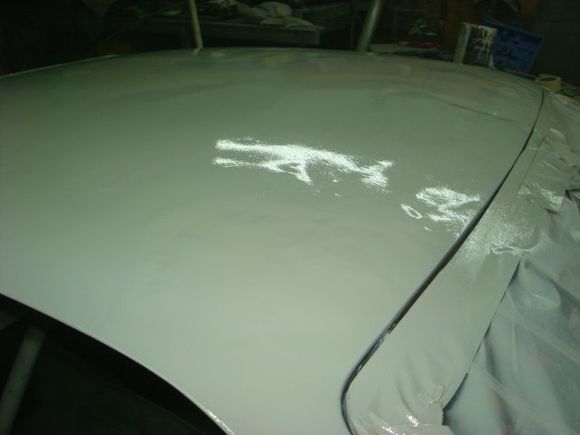 My led shop lights hide some of the damage in the picture but you can see its widespread.