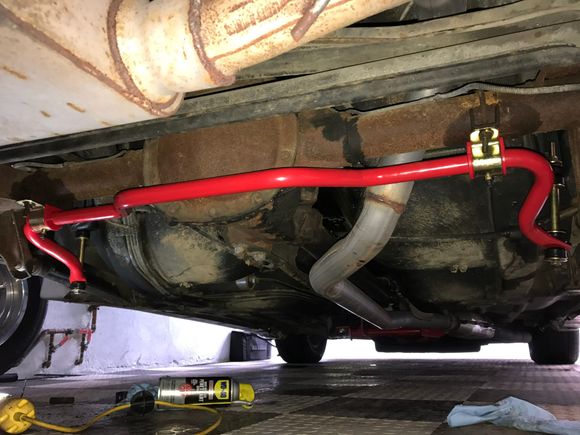 Just by adding the thicker sway bars the handling changed drastically. 