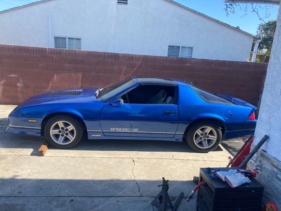 My stocks. Was planning on painting the grey since it’s original . But now I want those chrome 18s