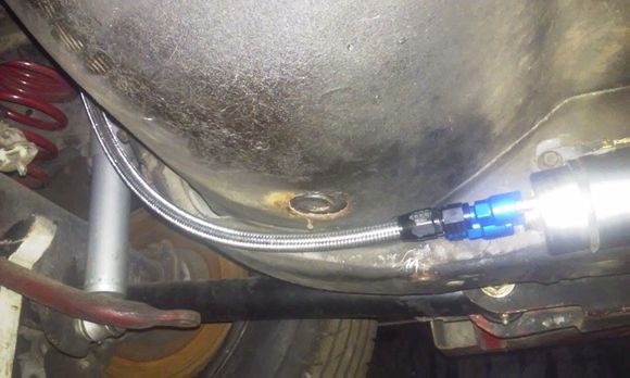 Decided on stock filter mount.. too easy