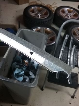 I did the top bar of the "T" bar too, as that whole piece needed refurbing, and I wasn't gonna spend 300 on a stainless piece.