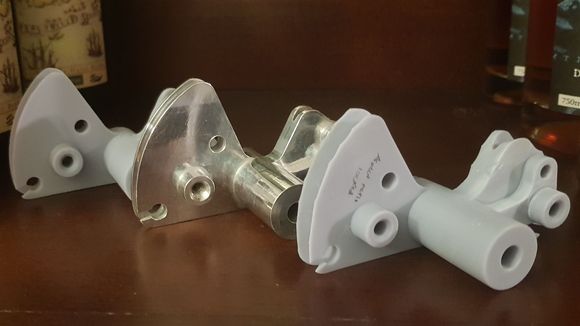 Had a couple cams 3D printed to test the file. I'll need to have a few small adjustments made to the file before sending it off to have some machined. At any rate, it is one step closer. 