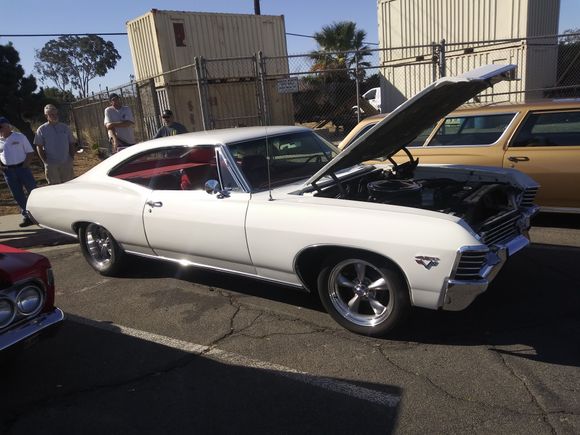 Last year we stumbled across the tow car. My dad special ordered this 67 chevy 427 4 speed SuperSport. Still has the original plates on it. Guy doesnt want to sell it tho. Cant blame him.