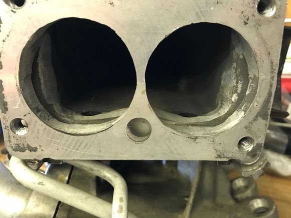 Throttle body opening