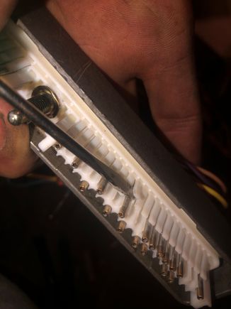 I find a pocket screw driver tends to work the best 