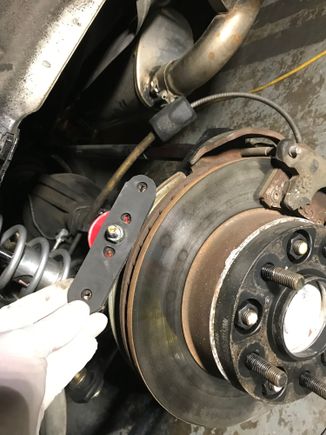 Was I really contemplating using a piece of exhaust hanger as my bracket? No. Really… Let’s just say it’s a mock up for the aluminum piece I ended up using…