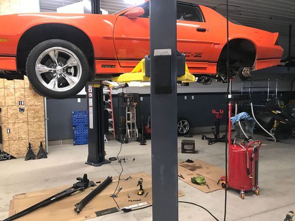 Don’t know how I had so much ambition years ago to tear this thing out three times in one summer. Even with a lift now it still sucks loll