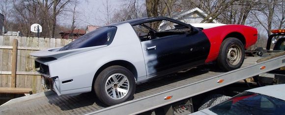 Getting unloaded at the painter.
