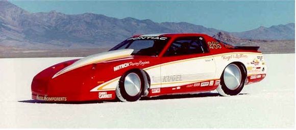 I know it's nothing new, but still think the world's fastest stock bodied car is worth mentioning. Kugels 300 mph firebird. To qualify for this everything the car was equipped with stock had to work. From turn signals to a/c. Even better he just beat out Mike Cooks Thunderbird for this title in the early 90's. It was awesome seeing the two cars pushing the limits at Bonneville trying to be the first to 300 mph.