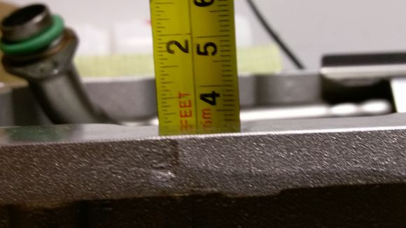 Front sump shallow measurement