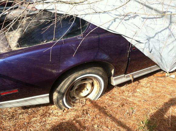 Parts car that came in the deal 1986 trans am