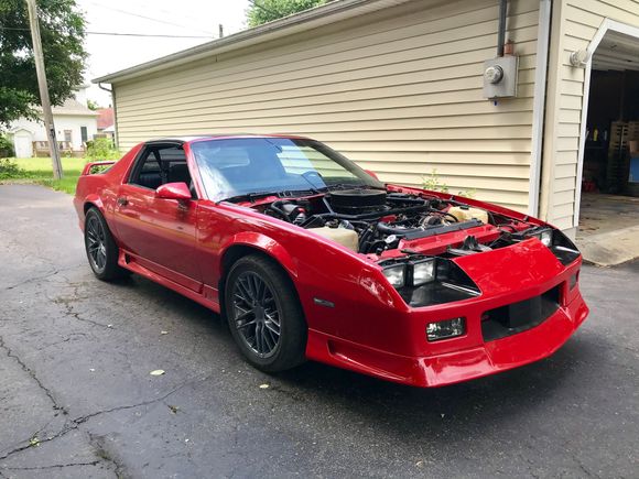 Car is back on the ground