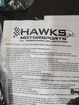 Says it's for a corvette? I am thinking they just sent me the wrong parts?