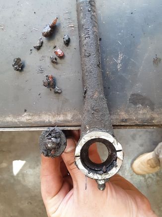 Plastic socket disintegrated