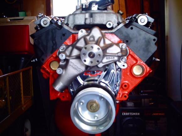 The first motor setup before it went in the car.