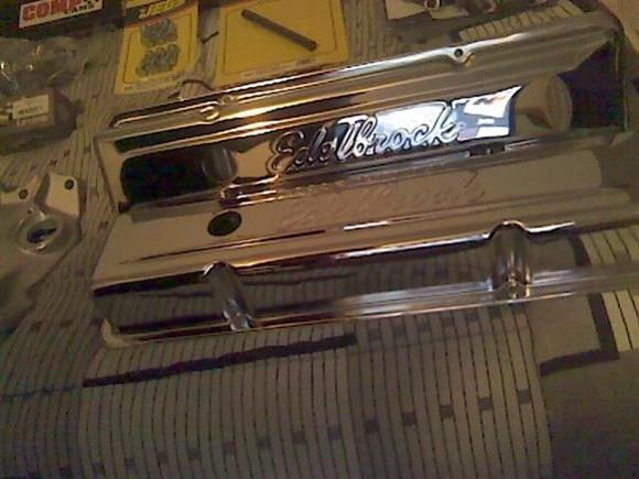 Edelbrock Chrome Valve Covers