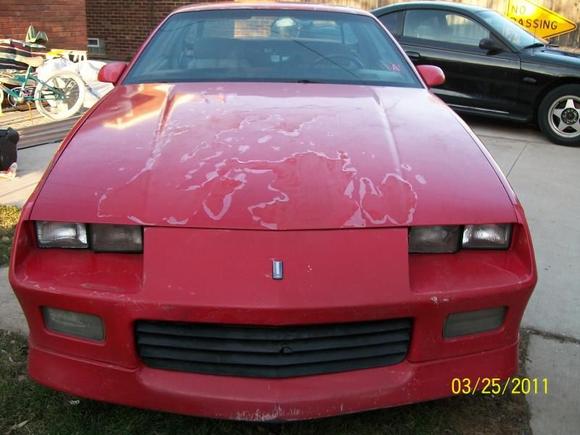 Clearcoat peeling