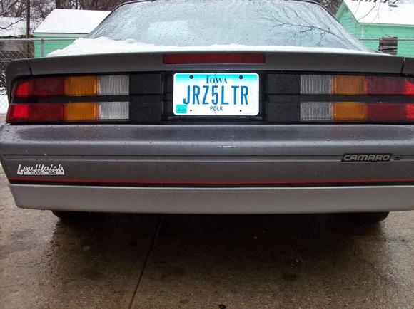 rear end, want to get black out taillights and some exhaust for it