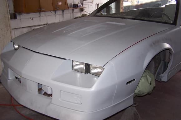 My 88 Iroc Z convertible being prepped for paint