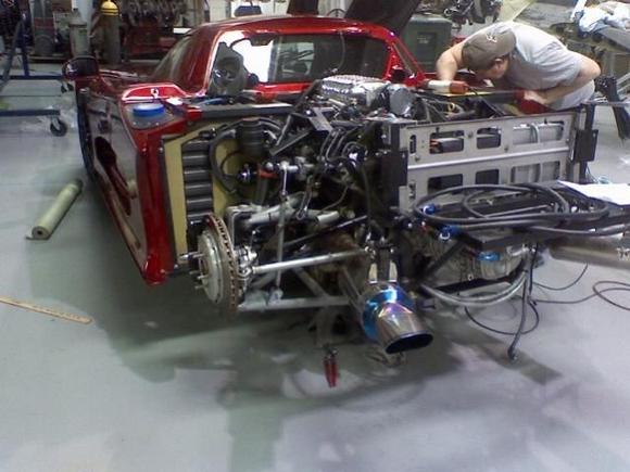 Mosler I helped swap a Ken Duttweiler 800hp LS2 in.