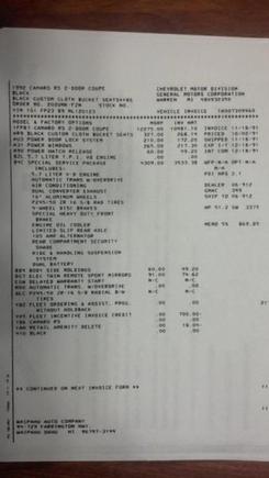 INVOICE 1G1FP2389NL120123