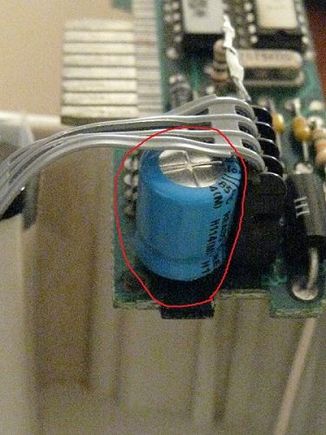 I also had a bad capacitor which i replaced for $2.00 from Radio Shack.