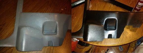 I prefer black plastics to gray ones.