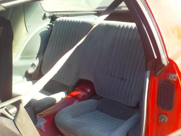 Managed to score this back seat from GM Sports Salvage off Old Oakland Road in San Jose.  Great place, awesome group of guys!
