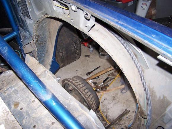 wheel well cut out