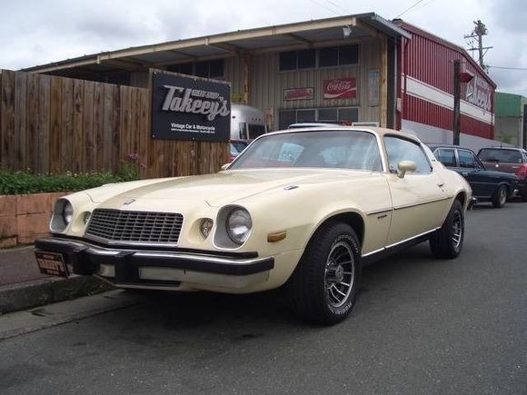 Beige 1976 Camaro LT in Japan