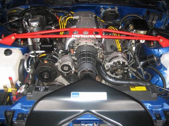 motor shot..strut tower,headers,ram air boxes(unseen),kept clean..45,000mi.