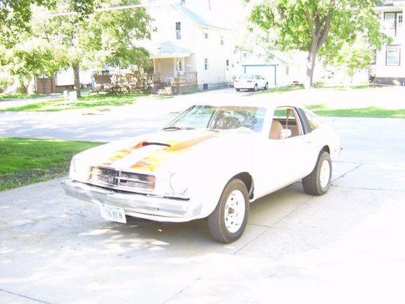 1980 Chevy Monza w/ 350 and narrowed 9 in. Ford, 4 link rear suspension